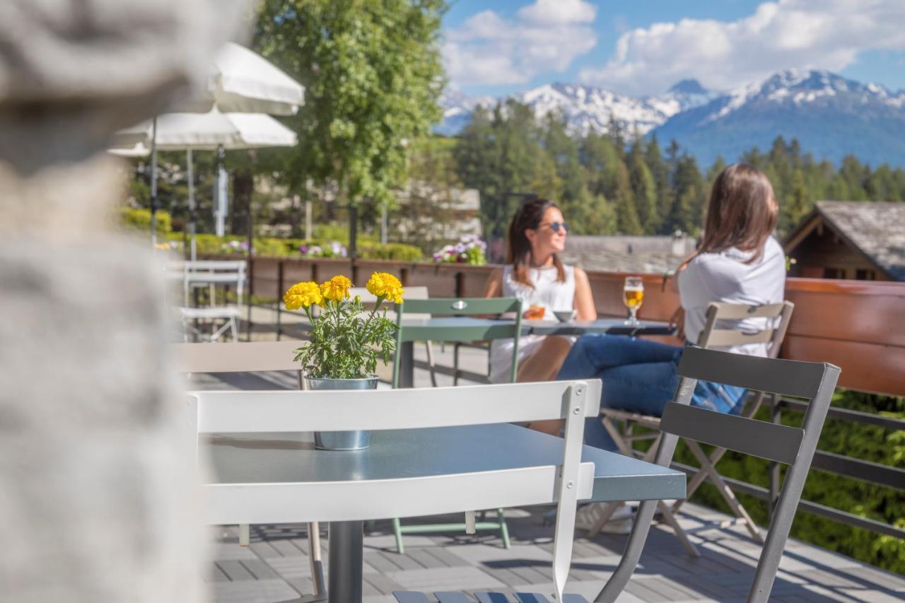 Hotel Historique Chez Elsy - Crans-Sapins Exteriör bild