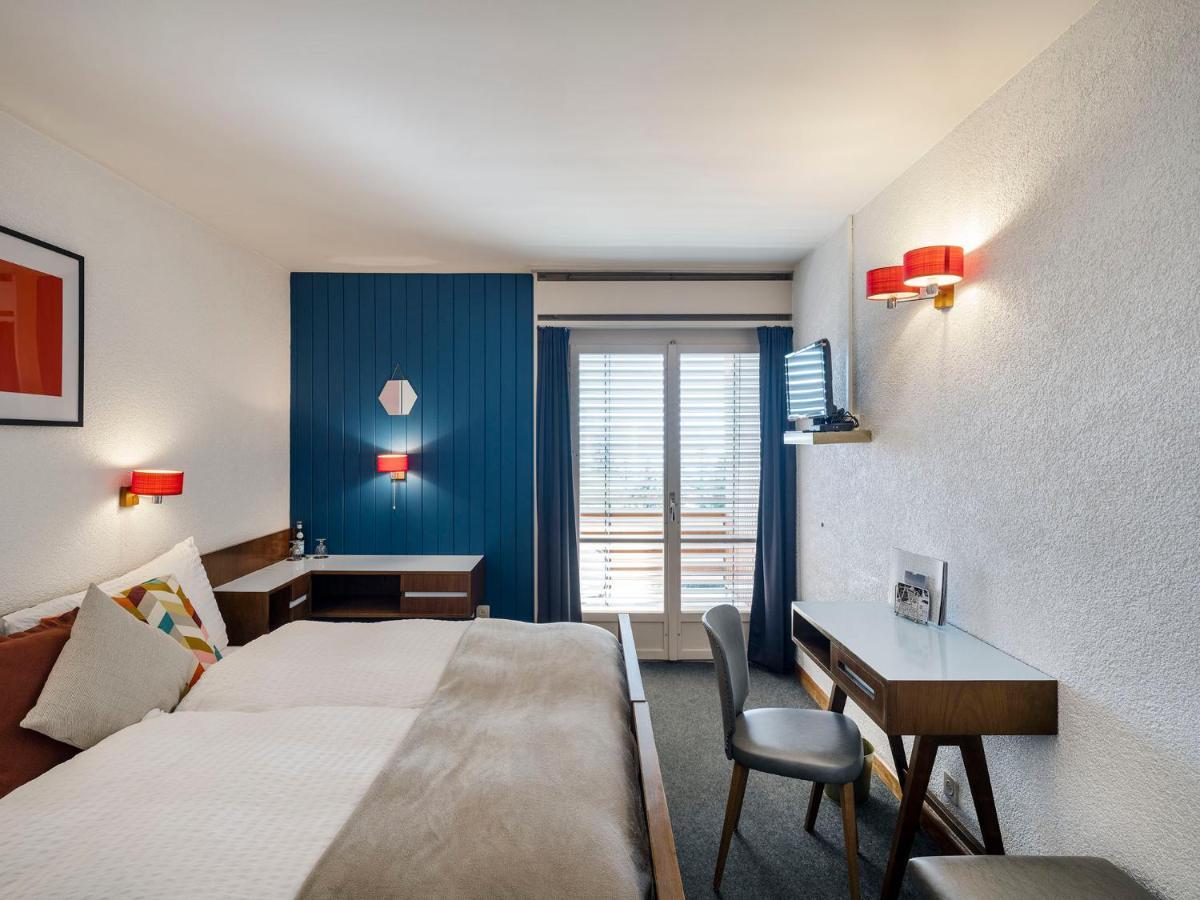 Hotel Historique Chez Elsy - Crans-Sapins Exteriör bild